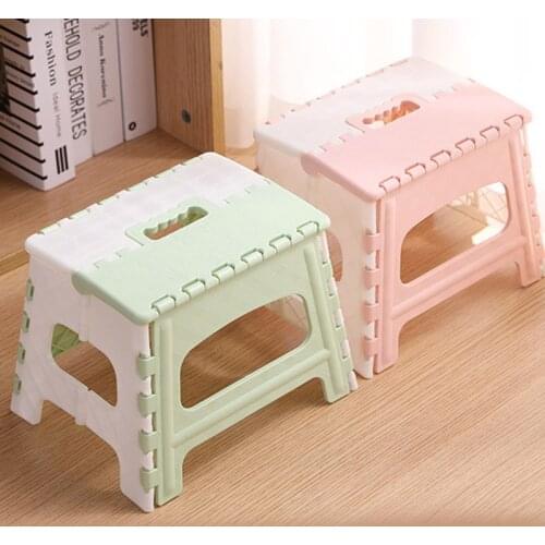 Plastic Multi Purpose Folding Step Stool Home Train Outdoor Storage Foldable Home Storage Accessory bathroom children adult tool