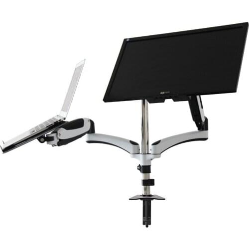 Notebook bracket double-screen computer display rack bracket heat dissipation lifting hovering folding desktop bracket tv lift