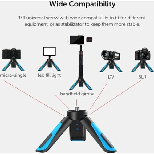 Smart Cell Phone Clip Bracket Mount Desktop Tripod Portable Adjustable Desktop Mini Extendable camera Desktop mobile Tripod