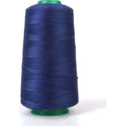 Pack of 2 Spool Polyester Jeans Sewing Thread for Sewing Machine 20S/2 Yellow & Navy