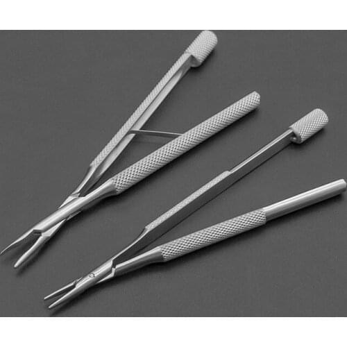 Stainless steel microscopy blade clamp ophthalmic instruments surgical tools fixed blade clamp needle clamp ophthalmic blade cla