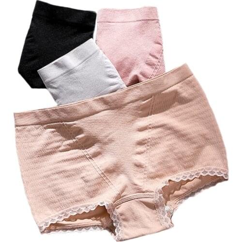 Womens Abdomen Cotton Underwear Briefs Panties for Cotton Panties High Waist Underwear