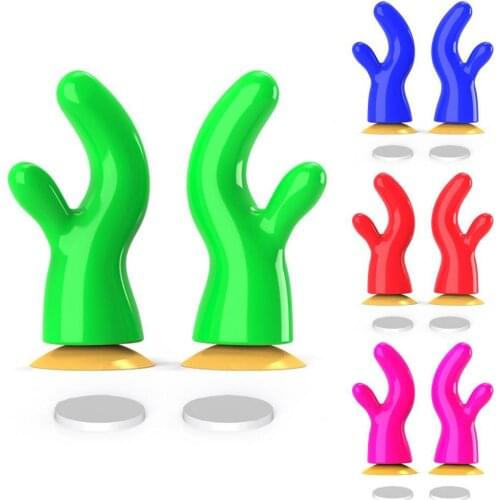 1 Pair Helmet Ornament Universal Anti-drop ABS Motorcycle Helmet Headwear Antler Suction Cups for Helmets Decor