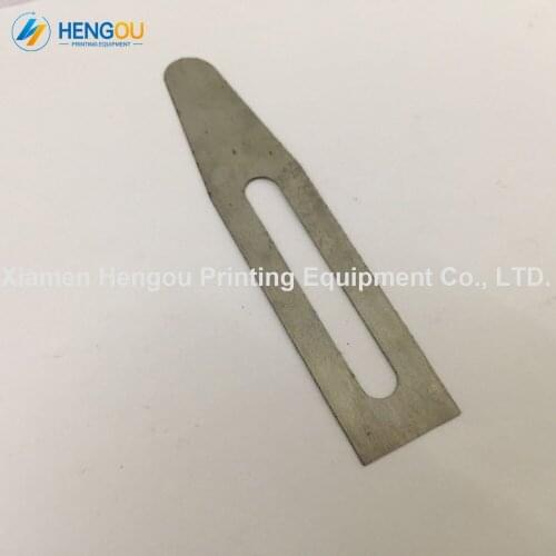 1 piece Komori L440 G40 Komori parts feeder steel sheet 65x14mm komori sheet seperator 7941512601