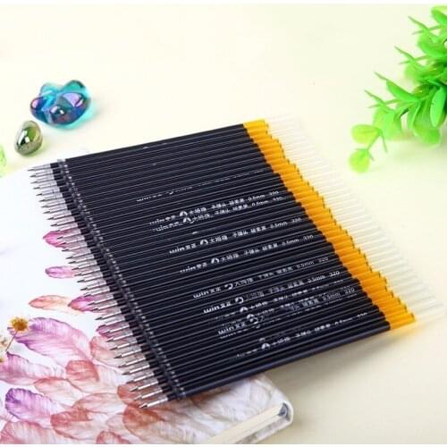 10PCS New Neutral Ink Gel Pens Refill Neutral Pen Good Quality Refill Black 0.5mm Bullet Refill Office And School