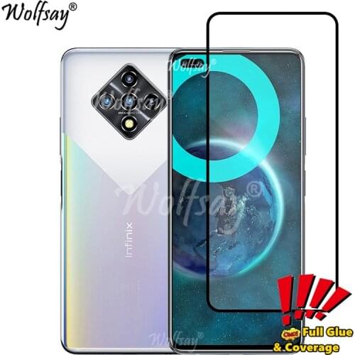 2PCS Tempered Glass For Infinix Zero 8i Screen Protector Full Cover Glass For Infinix Zero 8i 8 i Glass For Infinix Zero 8i 6.85