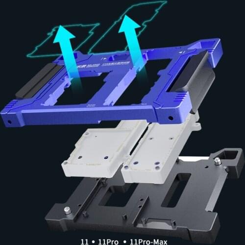 3 in 1MIJING C18 for iPhone 11 PRO PROMax Main Board Function Testing Fixture Logic Board Upper And Lower Middle Layered Tester
