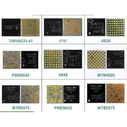5pcs PMB6826 6826 6848 5757 PMD9645 PMD9655 WTR4905 338S00225-A1 WTR5975 338S00309 PMIC Power IC Chip for iphone 7 7plus 8 8