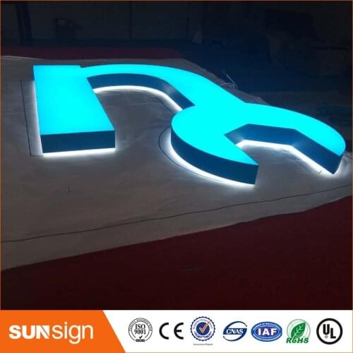 High Custom Acrylic 3D FrontLit and backlit Led Letters Sign