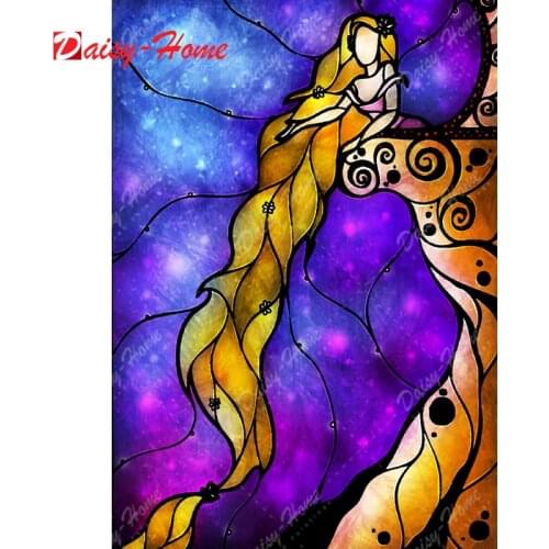 Diamond Painting Cartoon Princess Characters 5D DIY Art Portrait Mosaic Hobby Full Square Round Drill Home Mural Decor Gifts