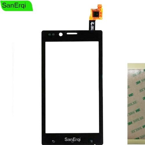 For Sony Xperia J ST26i ST26 Touch Screen Display Digitizer Sensor 4.0" Outer Glass Lens Panel SanErqi
