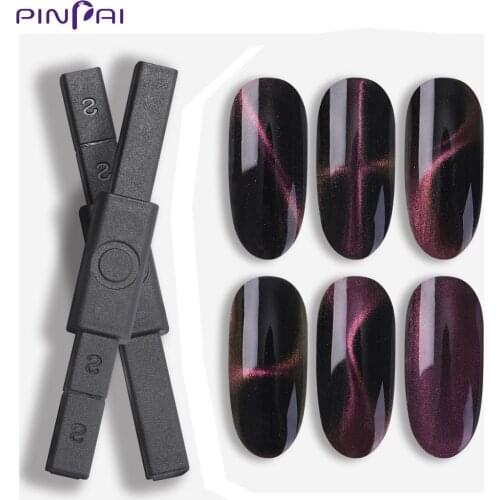 Double-sided Multifunction Cat Eye Effect Nail Art Magnetic Stick Strong Magnet for Cat Eye UV Painting Gel Polish Nail Art Tool