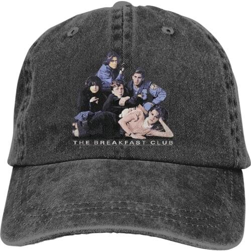 Breakfast Club Group Portrait Movie Logo Baseball Cap cowboy hat Peaked cap Cowboy Bebop Hats Men and women hats