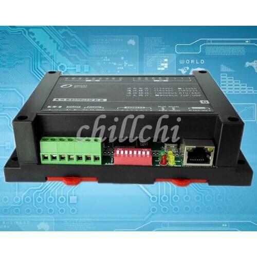 RTU Modbus controller 12 channel relay output module IO expansion unit Ethernet RS485