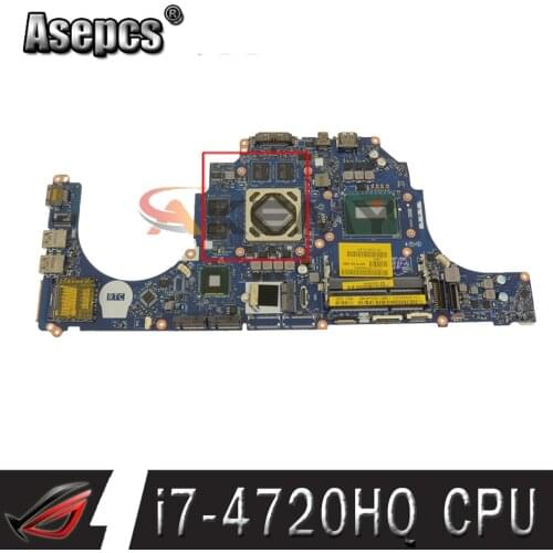 CN-0DWWXN 0DWWXN DWWXN AAP10 LA-B751P i7-4720HQ for Dell Alienware 15 R2 Laptop Notebook Motherboard 100% working perfect