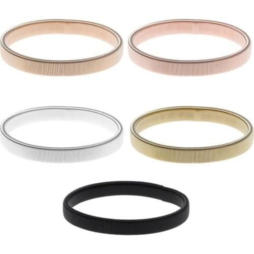 Arm Warmer Shirt Sleeve Holder Metal Anti-Slip Elastic Bracelets Stretch Armband