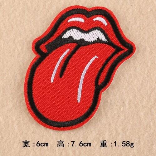 Tongue Eye Iron On Embroidered Clothes Patches For Clothing Stickers CDGY Garment DFord Wholesale