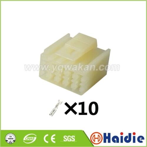 2sets sumitomo 10pin auto 2.3mm series(090) F unsealed wire cable connectors 6090-1220