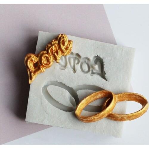 Ring Shape Silicone Mold, For Fondant Cake Mold, Bakware Tools, Soap Mold ,Sugar Tool 1PCS