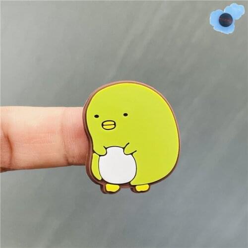 1pcs Cute Dinosaur Bear PVC Shoes Accessories Garden Shoe Decorations Fit Croc Jibz Charm Kids Birthday Presents