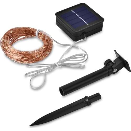 21m warm white and cold white LED Outdoor Solar Lamp LEDs String Lights Fairy Holiday Christmas Party Garland Garden Lights