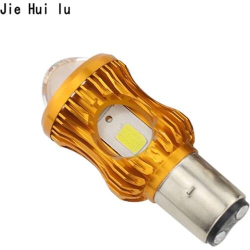 1Pcs H6 BA20D Motorcycle Motorbike Headlight LED Spot Fog Head light 9W High Low Beam Motor Headlamp Fog Lights White 6000K 1Pcs