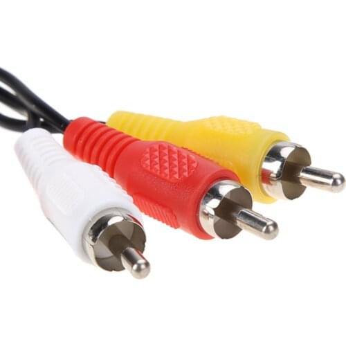 3RCA 1.8 m 9 pin Audio Video AV Cable Replacement RCA Audio-video Cable 180cm for Sega Genesis 2 or 3