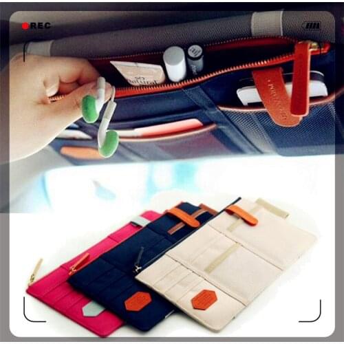 Car Sunglass Card Package Holder Pocket Organizer for Honda Crosstour CR-Z S C EV-Ster AC-X HSV-010 NeuV S660 Project D M