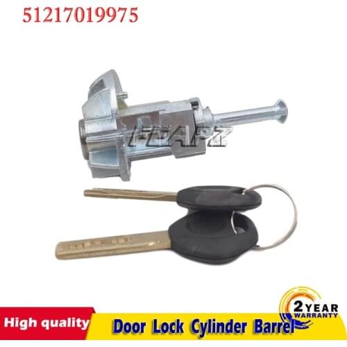 For BMW E46 3 Series Front Left Driver Door Lock Cylinder Barrel WITH 2 KEYS 51217019975