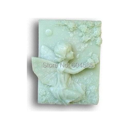 Flower Fairy S0113 Craft Art Silicone Soap mold Craft Molds DIY Handmade soap molds