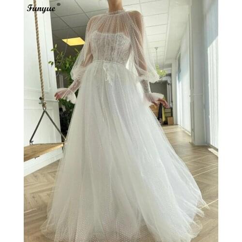 Funyue Long Wedding Dresses