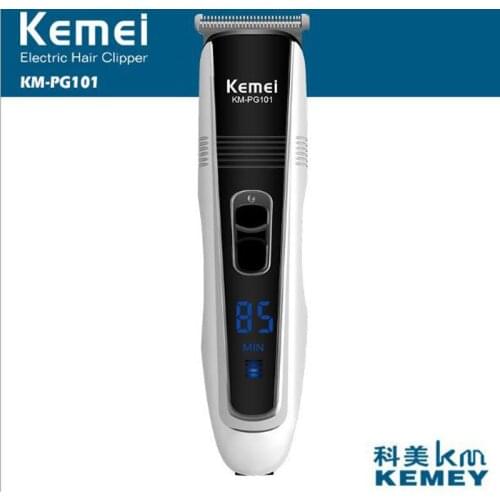 Kemei hair trimmer KM-pg101 rechargeable hair clipper haircut machine beard trimmer kemei hair clipper hair cutter LCD display