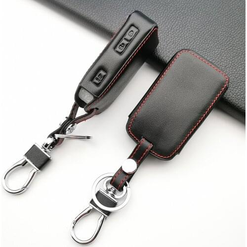 Leather Car Key Cover For Mazda 3 Sedan Hatchback 2019 CX-30 CX-5 CX-9 2020 CX50 3 Buttons Smart Remote Control Protector Case