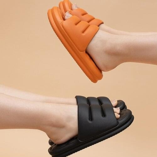 Soft EVA Womens Slippers Comfy Home Slippers Womens Indoor Bathroom Women Slippers Thick Sole Anti-Slip Mute Summer Slipper