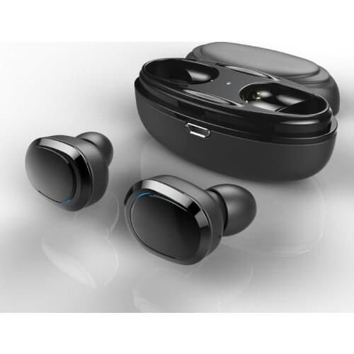 True Wireless Bluetooth earphones Stereo Binaural Sports Earbuds Invisible Earphone Built-in Mic with Chargeable Mini Box