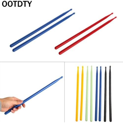 OOTDTY Professional A Pair Of Drumsticks High Quality Nylon Drum Stick Set Lightweight