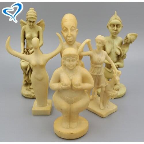 Mental sand sandbox game with Sandplay psychological product goddesscharacters 6pcs/set
