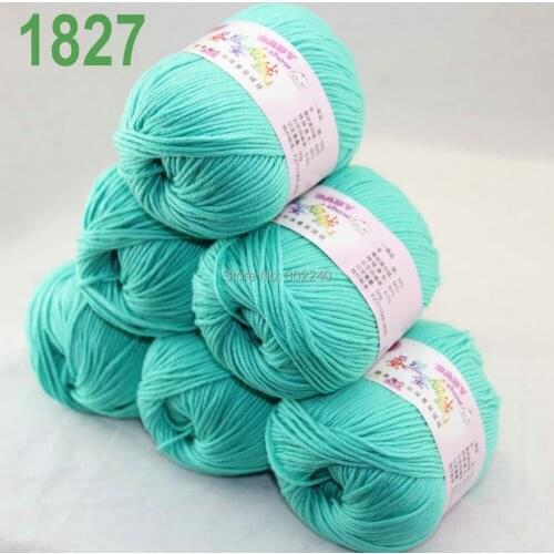 Sale Lot of 6 balls x 50g (147y) Cashmere Silk velvet Hand knitting Yarn Teal 1827