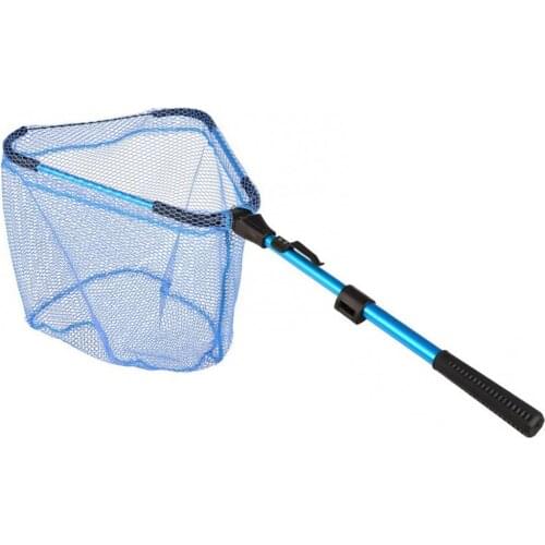 Foldable Retractable Aluminum Alloy Landing Net Outdoor Fishing Tool Accessories Durable Large Size Pole Folding Landing Net