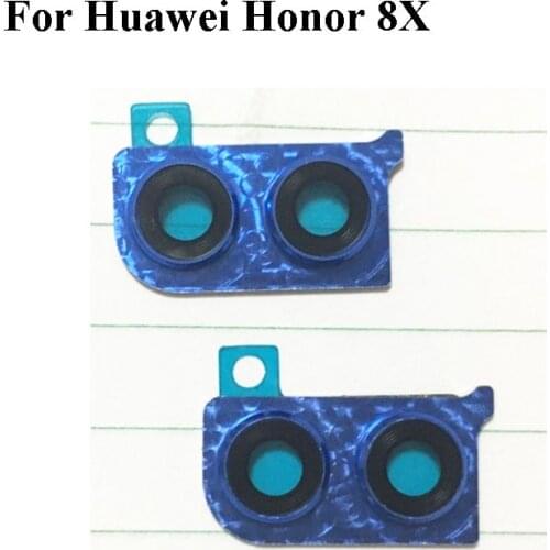 For Huawei Honor 8X Rear Back Camera Glass Lens +Camera Cover Circle Housing Parts For Honor 8 x Replacement test good Honor8X
