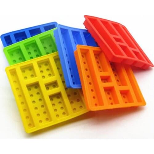 Creative Square Block Ice Tray Mold Silicone Chocolate Candy Cake Mold DIY Pastry Bar Mold Block Ice Mold Ice Cream Tools