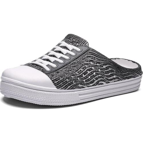 Real Mules Slippers Flip Flops 2020 New Eva Womens Half Sandals Ladys Spring Summer Soft Cashmere Outdoor Shoes