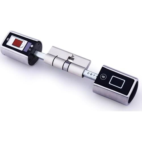 Promotion Free Shipping Remote APP control digital Fingerprint door Lock Cylinder Door Open L5SR-PLUS Fingerprint 20-120MM