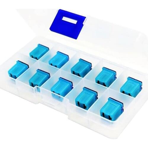 Car Auto F2822-Z Standard Female Push In Cartridge Fuses 20AMP 32V Conversion Kit 10pcs