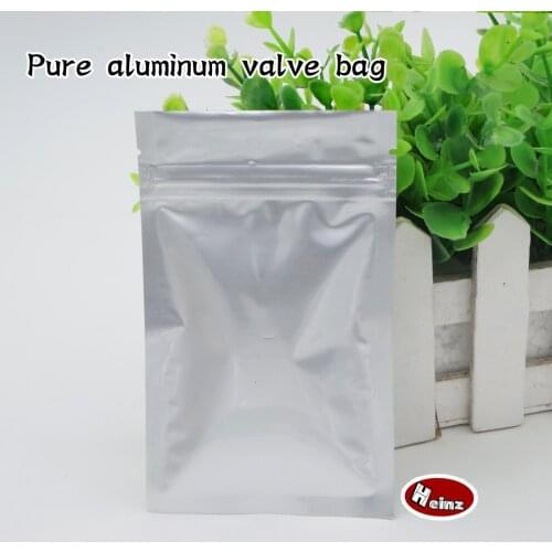 Pure aluminum self-styled bag/ Food storage packaging/Tea, Cosmetics, Mask packaging. Spot 100/ package
