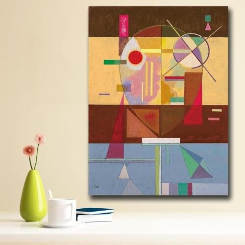 Disintegrated Tension by Wassily Kandinsky Canvas Painting For Living Room Home Decor Oil Painting On Canvas Wall Painting