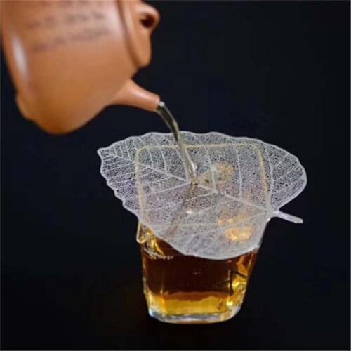 Leaf Shape Tea Filter Creative Tea Set Teapot Stainless Steel Tea Cup Strainers Teaware Accessories 2 Colors