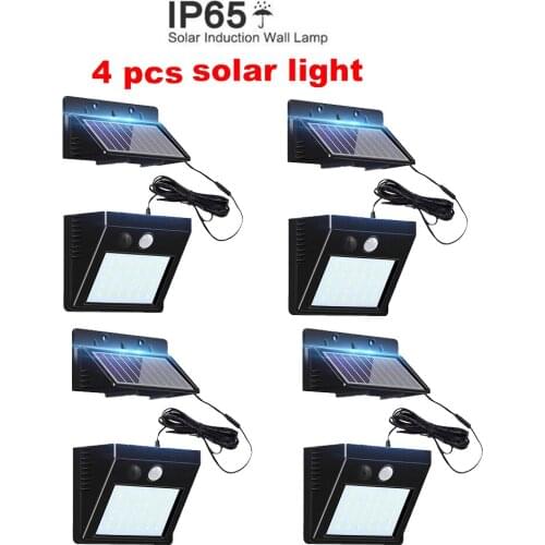 30 LED Solar Light PIR Motion Sensor Solar Garden Light Waterproof Outdoor Energy Saving Street Yard Path Home Lampoptional sepe