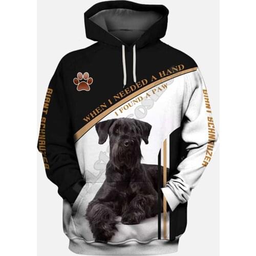 Giant Schnauzer 3D Hoodies Printed Pullover Men For Women Funny Sweatshirts Fshion Christmas Sweater Drop Shipping 05