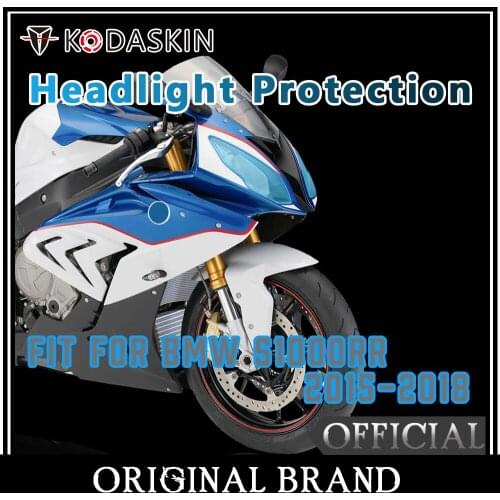 KODASKIN Motorcycle headlamp ABS Headlight Screen Protection Cover Headlight Guard Fit For BMW S1000RR 2015-2018